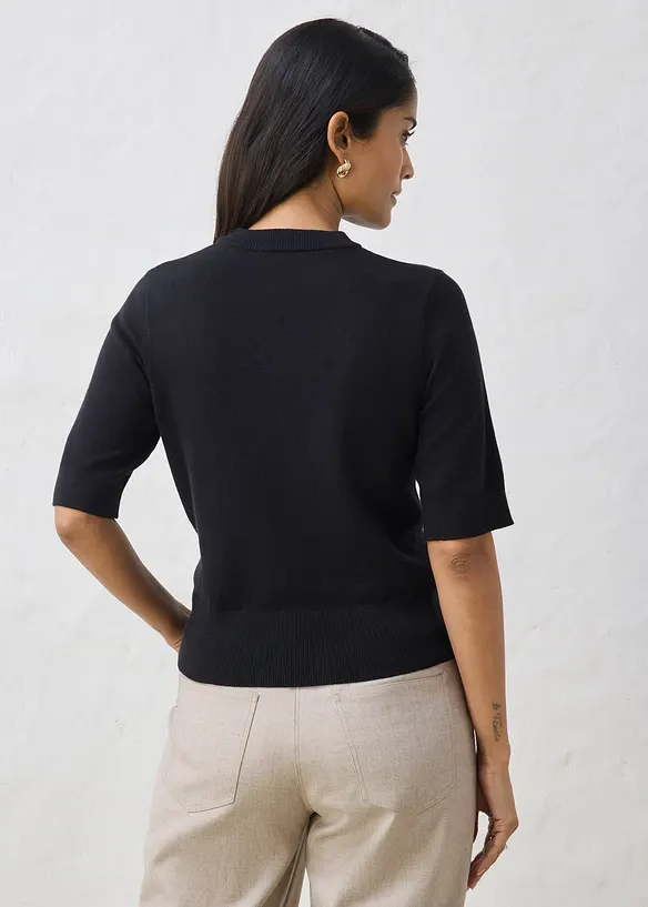 Pull coton et soie, bonprix