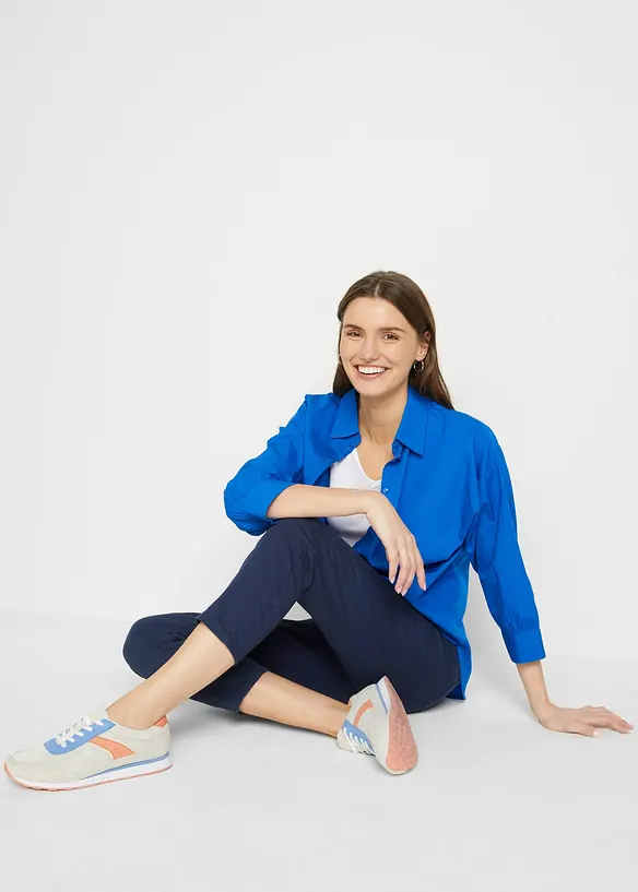 Slim Fit 7/8-Hose, High Waist, bonprix