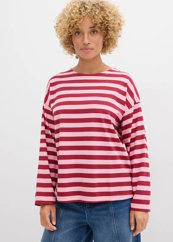 Oversized-Shirt aus reiner Baumwolle, bonprix