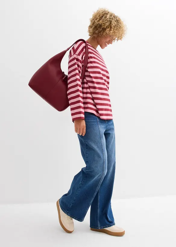 Oversized-Shirt aus reiner Baumwolle, bonprix