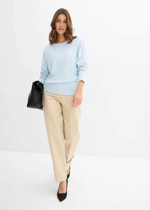 Chinohose mit hohem Baumwoll-Anteil, bonprix