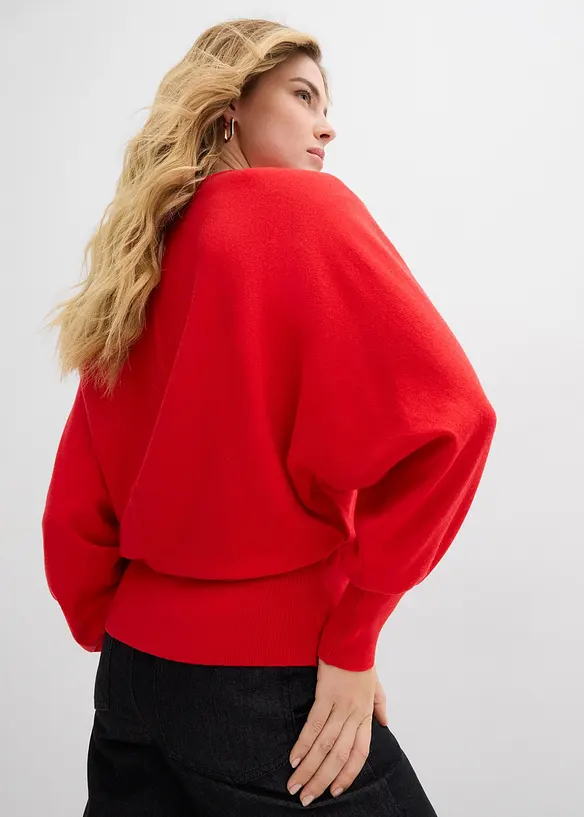 Pullover mit Fledermaus&auml;rmeln, bonprix