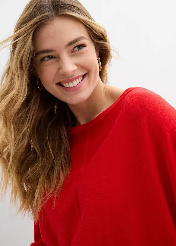 Pullover mit Fledermaus&auml;rmeln, bonprix