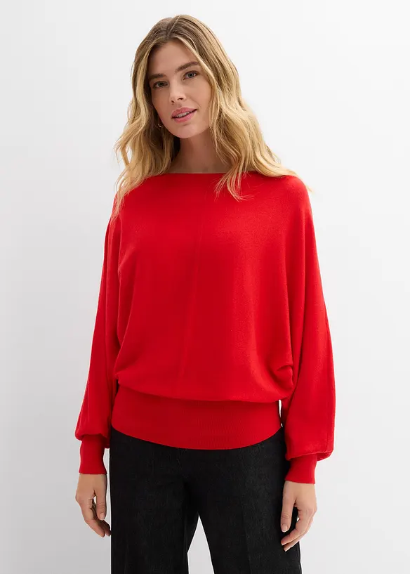 Pullover mit Fledermaus&auml;rmeln, bonprix