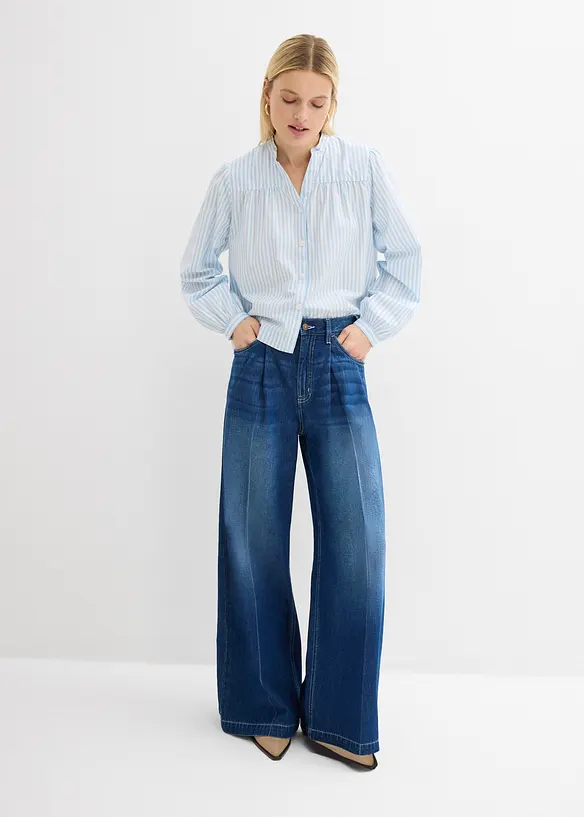 Super Wide Palazzo-Jeans, bonprix