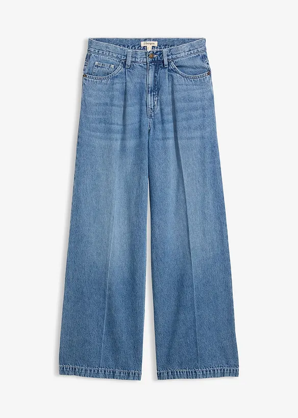 Super Wide Palazzo-Jeans, bonprix