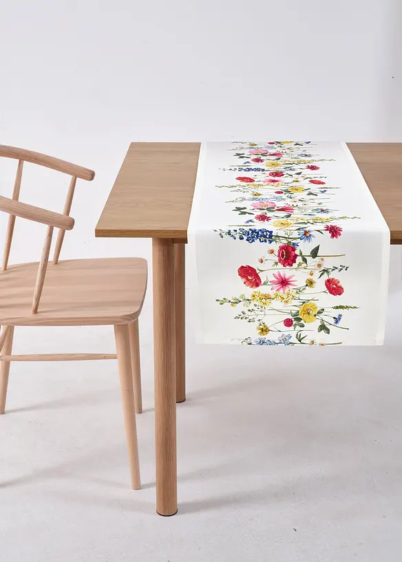 Chemin de table &agrave; imprim&eacute; floral, bonprix