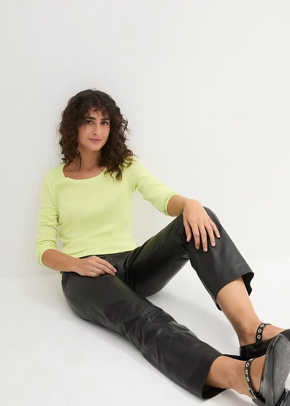 T-shirt manches longues 100% coton, bonprix