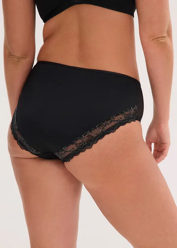 Slip maxi avec dentelle, bonprix