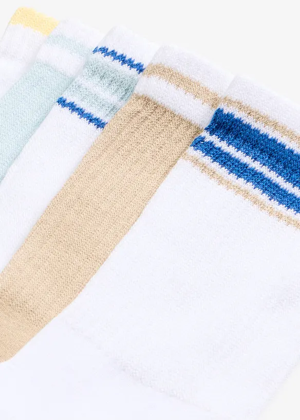 Tennissocken mit Bio-Baumwolle (5er Pack), bonprix