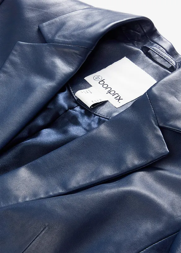 Blazer en cuir d&rsquo;agneau nappa, bonprix