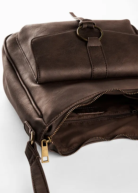 Sac de taille moyenne &agrave; bandouli&egrave;re et d&eacute;tail boucle, bonprix