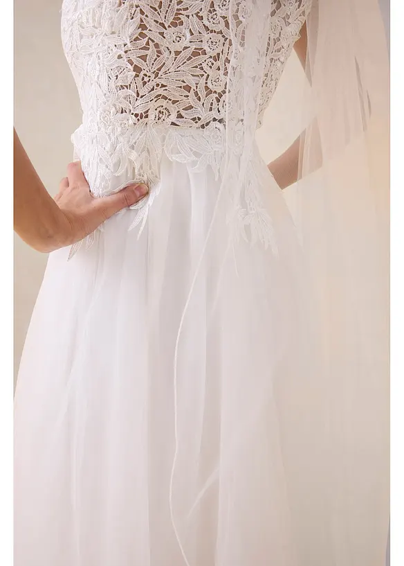 Brautkleid aus T&uuml;ll und Spitze, bonprix