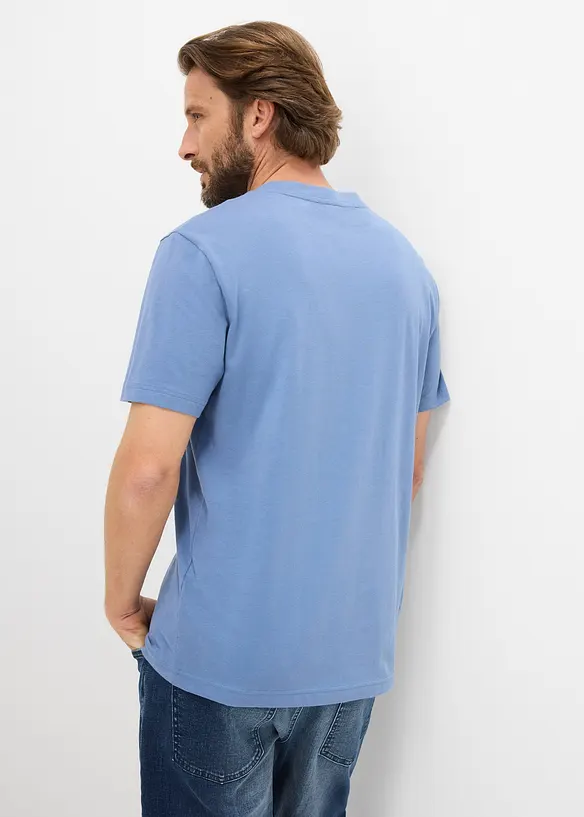 Henleyshirt aus reiner Bio-Baumwolle (2er Pack), bonprix