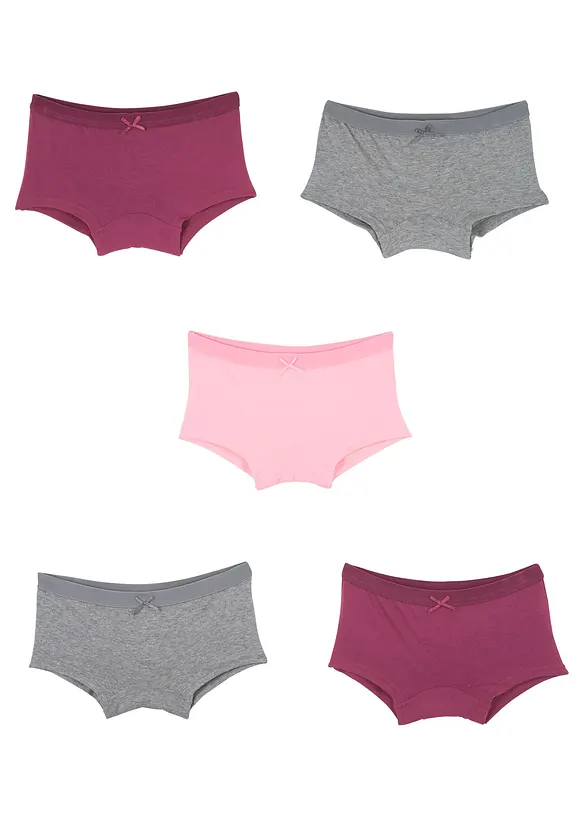 Panty mit weicher Baumwolle (5er Pack), bonprix