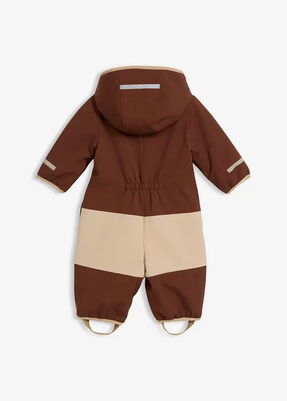Combinaison b&eacute;b&eacute; en softshell avec doublure sherpa et capuche, bonprix