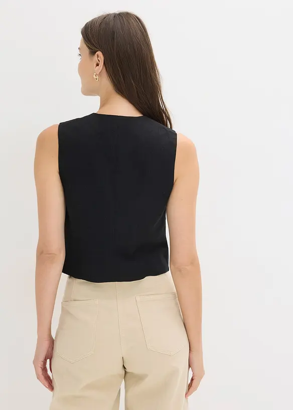 Weste aus flie&szlig;endem Viskose-Mix, bonprix