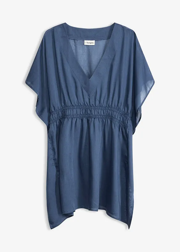 Tunique de plage transparente &agrave; col V, bonprix