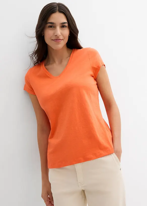 Lot de 2 T-shirts 100% coton, bonprix