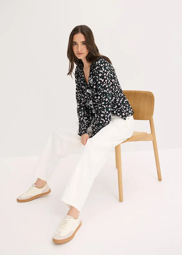 Twillhose aus elastischem Baumwoll-Mix, bonprix