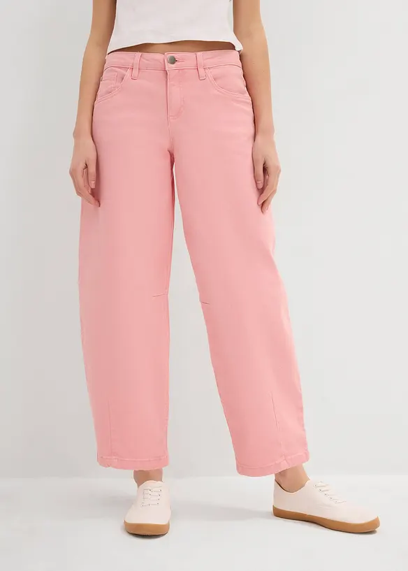 Pantalon en twill de coton extensible, bonprix