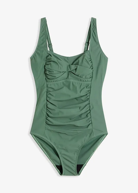 Medium Shape-Badeanzug mit Wickeloptik, bonprix