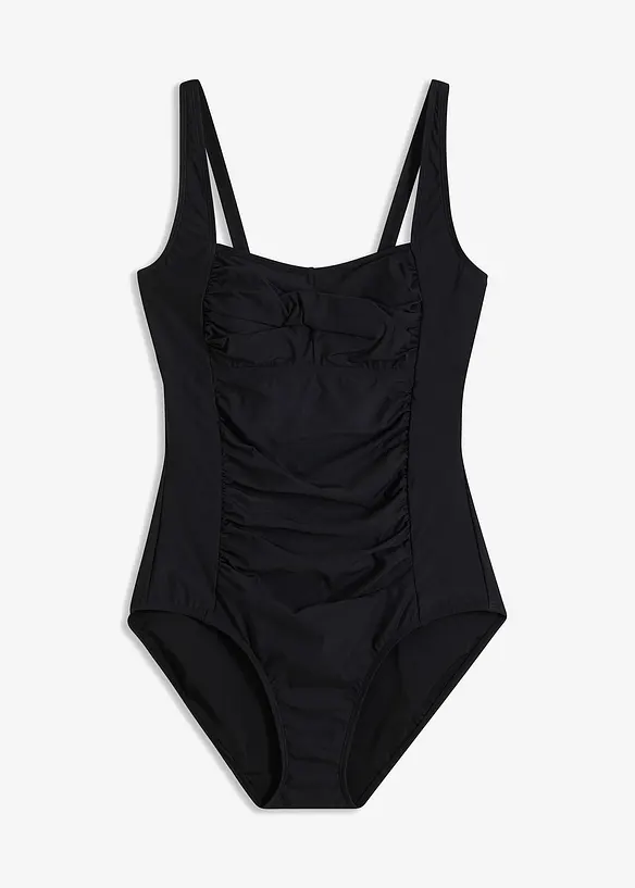 Medium Shape-Badeanzug mit Wickeloptik, bonprix