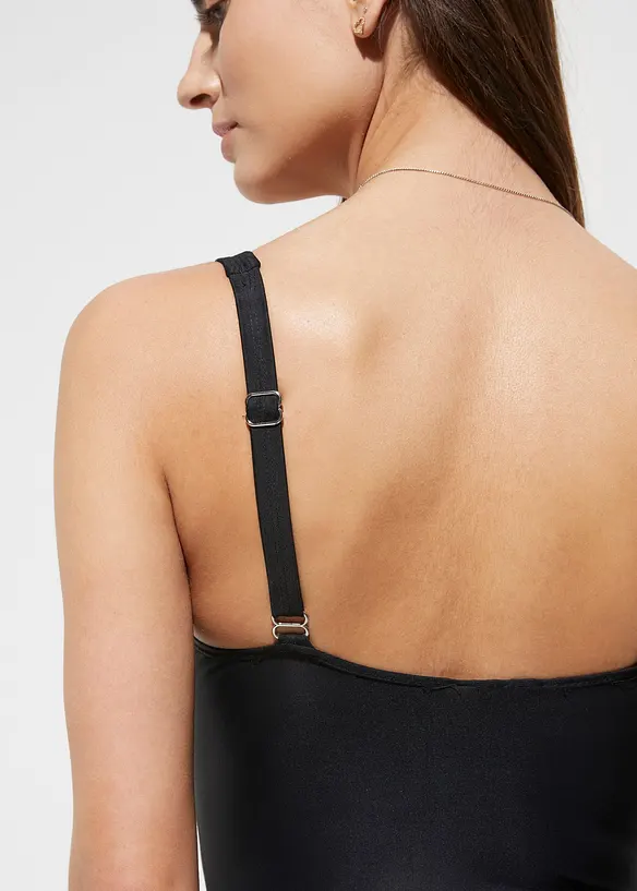 Medium Shape-Badeanzug mit Wickeloptik, bonprix