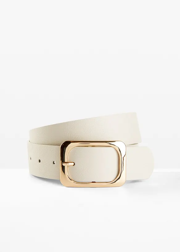 Ceinture &agrave; boucle dor&eacute;e, bonprix