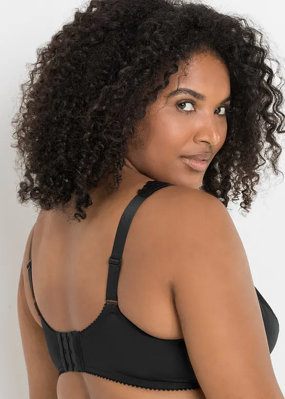 Lot de 2 soutiens-gorge minimiseurs &agrave; bretelles rembourr&eacute;es, bonprix