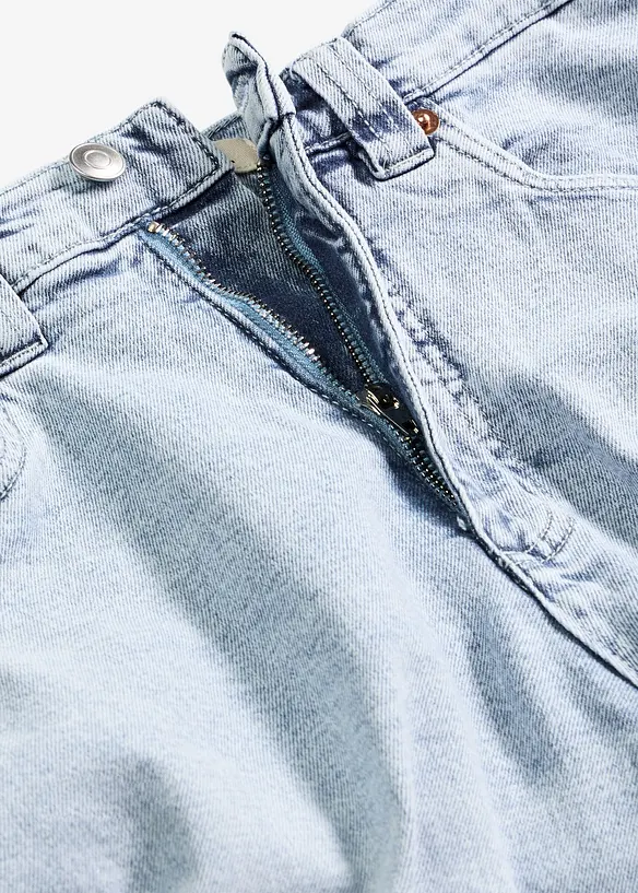 Wide-Leg-Jeans High Waist, Low Stretch, bonprix