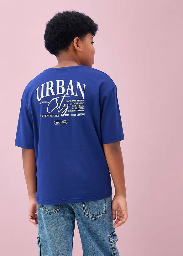 Oversize T-Shirt aus reiner Bio Baumwolle, bonprix