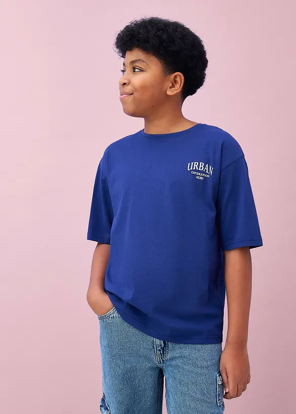 Oversize T-Shirt aus reiner Bio Baumwolle, bonprix