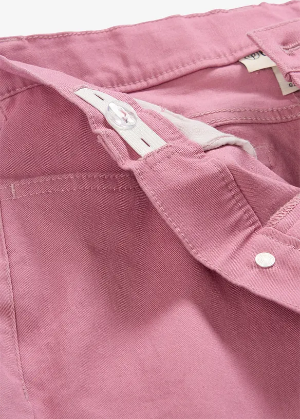 Twillhose Cropped aus elastischem Baumwoll-Mix, bonprix