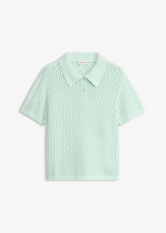 Ajour-Pullover aus reiner Baumwolle, bonprix