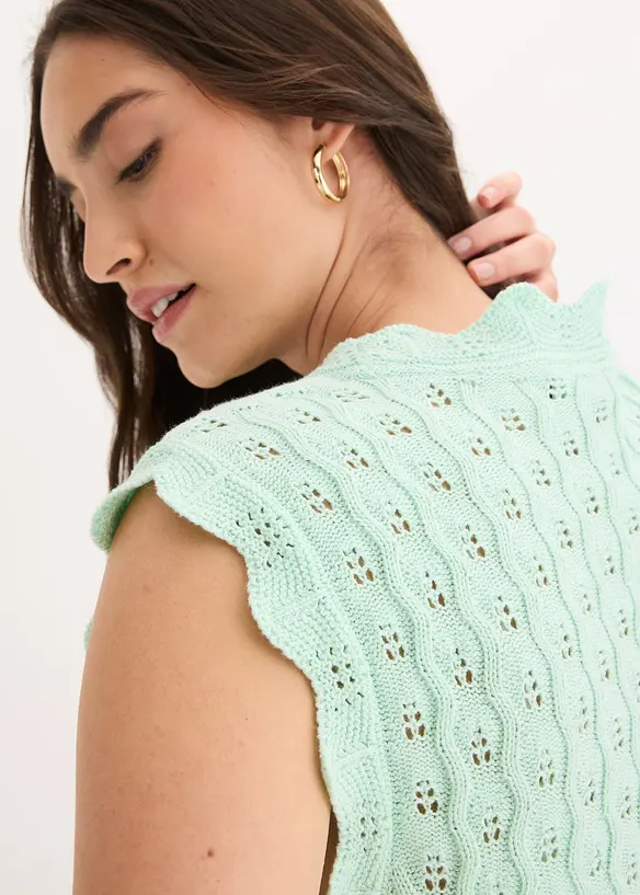 Stricktop aus reiner Baumwolle, bonprix