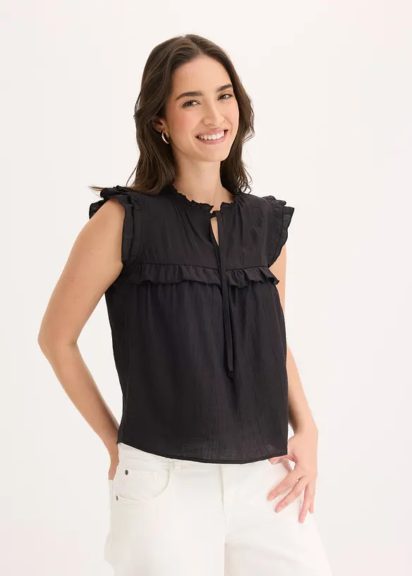 Blusenshirt aus Viskose-Mix, bonprix