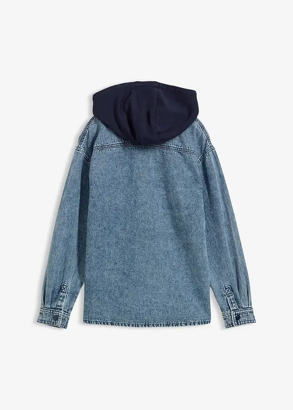 Jeans Shaket mit Sweat-Kapuze, bonprix