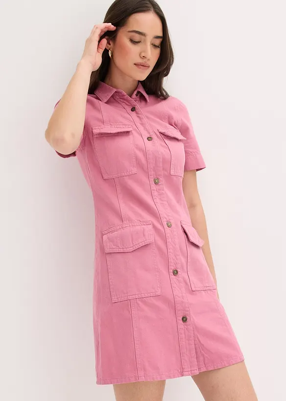 Minikleid aus reiner Baumwolle, bonprix