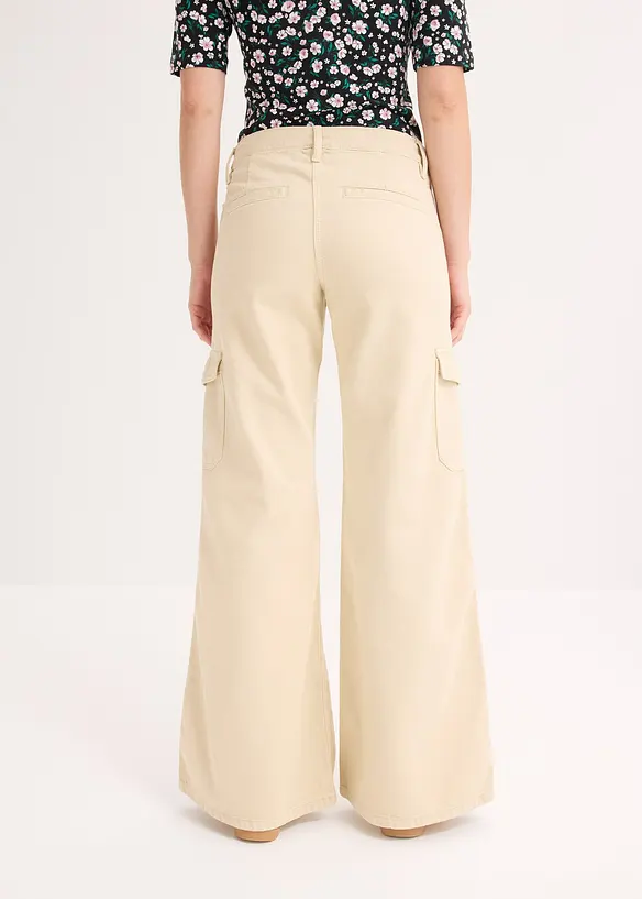 Cargohose aus reiner Baumwolle, bonprix