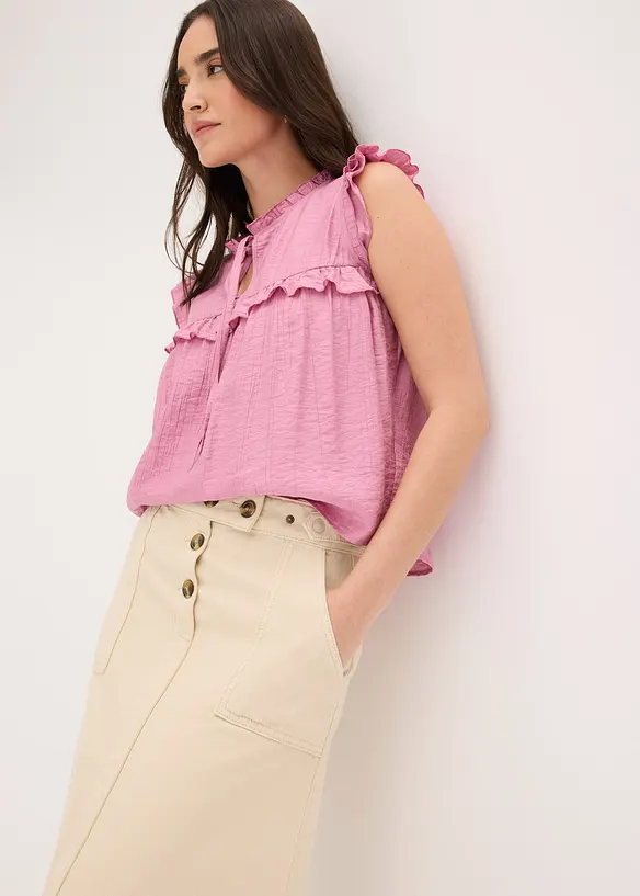 Jupe en twill 100% coton, bonprix