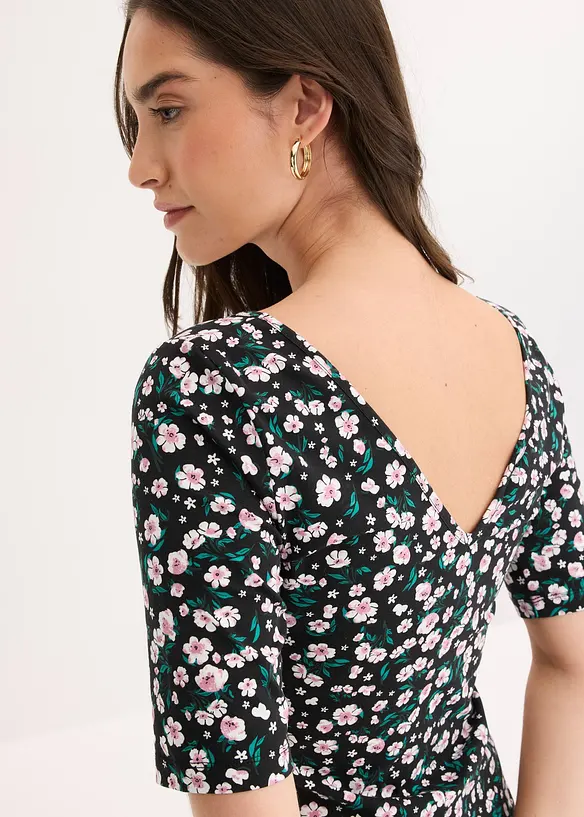 T-shirt en coton extensible, bonprix