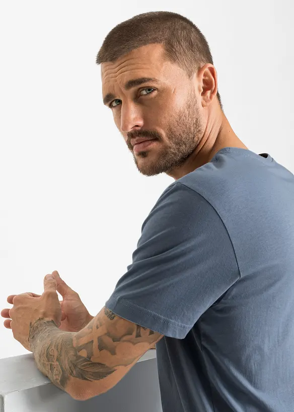 Lot de 3 T-shirts, bonprix