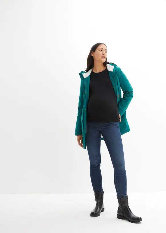 Veste de grossesse et de portage 3en1 avec doublure peluche, bonprix