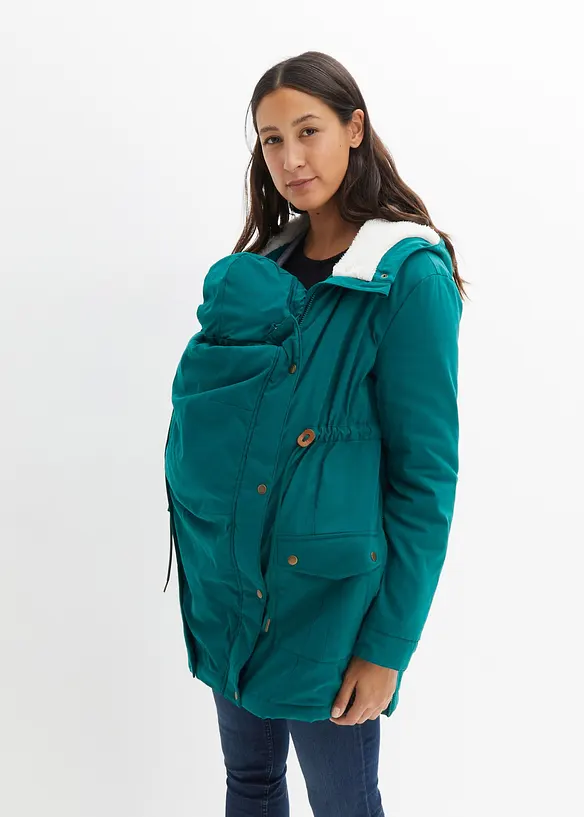 Veste de grossesse et de portage 3en1 avec doublure peluche, bonprix