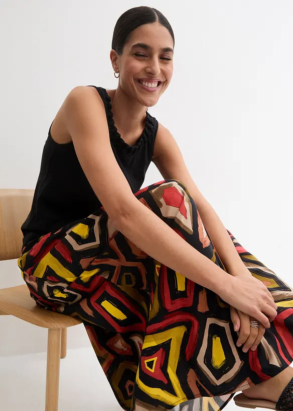 Jupe longue en viscose fluide, bonprix