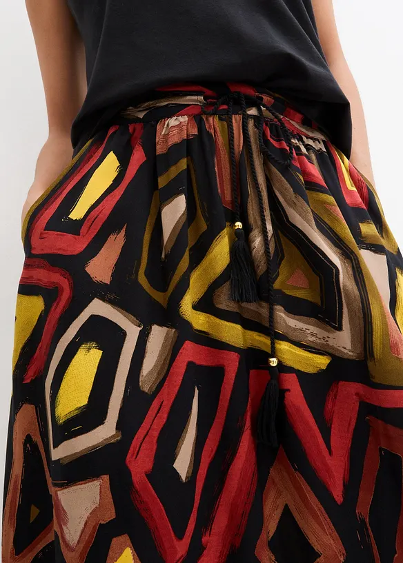 Jupe longue en viscose fluide, bonprix