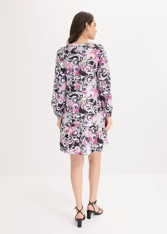 Tunika-Kleid aus flie&szlig;ender Viskose, bonprix