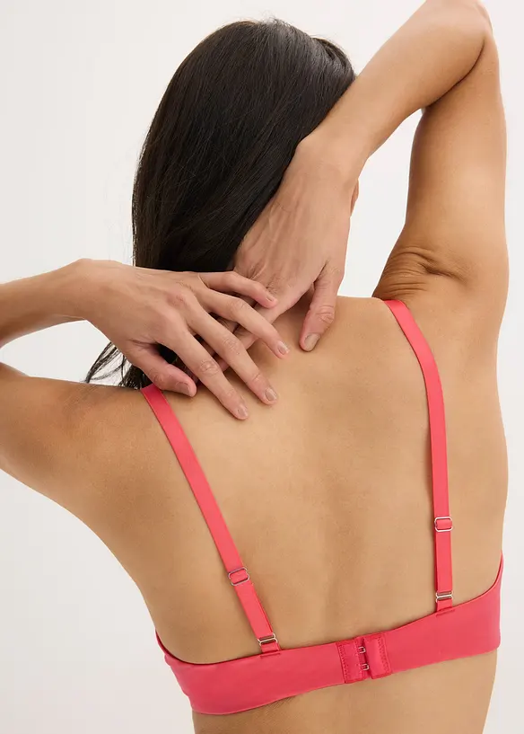 Soutien-gorge &agrave; coques avec broderie florale m&eacute;tallis&eacute;e, bonprix