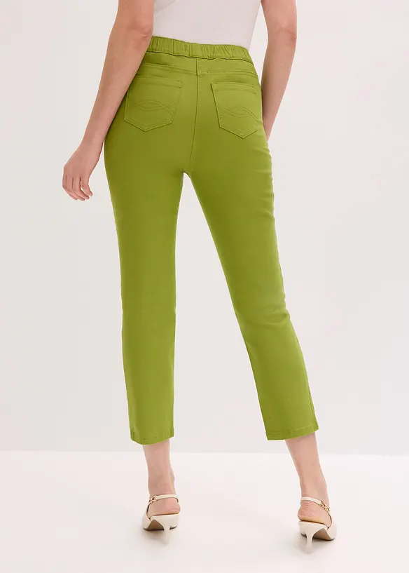 Pantalon 7/8 &agrave; taille &eacute;lastiqu&eacute;e, bonprix